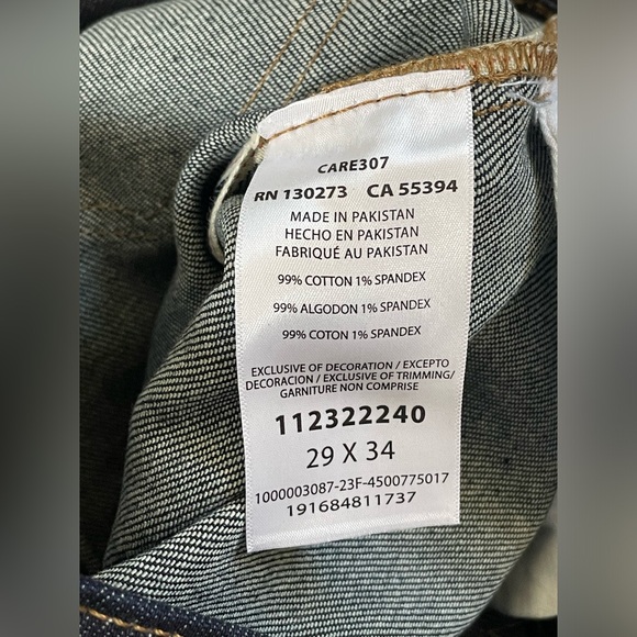 Lee Heritage Raw Straight Selvedge Jean ‘Blue’ (size mens 29 & 30) - Picture 6 of 15